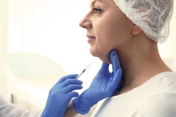 Doppelkinn Behandlung